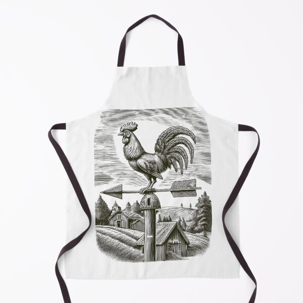Item preview, Classic Rooster Weather Vane - Vintage Pencil Drawings designed and sold by RockitBaby.