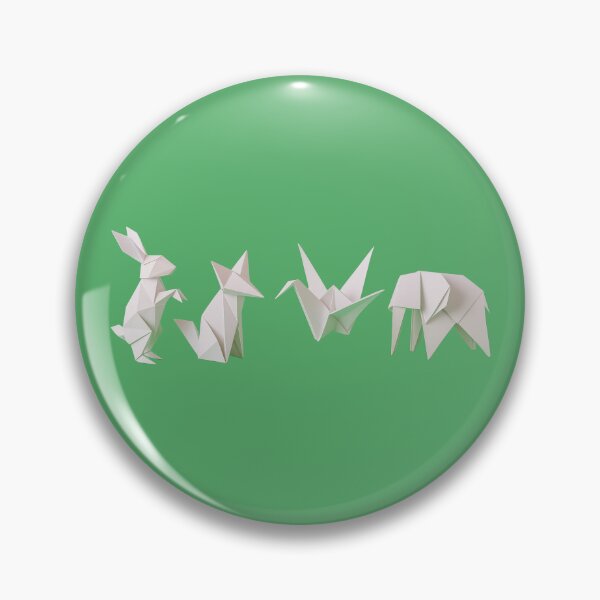 Item preview, Minimalist Origami Zoo Line-Up – Rabbit, Fox, Crane & Elephant designed and sold by TheWonkyEaselCo.