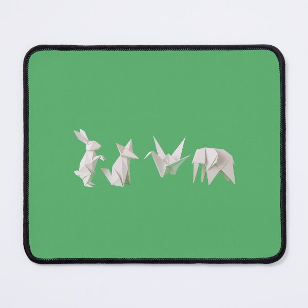 Item preview, Minimalist Origami Zoo Line-Up – Rabbit, Fox, Crane & Elephant designed and sold by TheWonkyEaselCo.