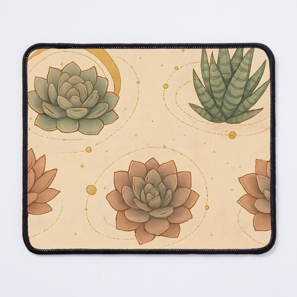 Item preview, Succulent Orbits with Solar Flares – Terra Cotta & Sage Glow designed and sold by Artsy-With.