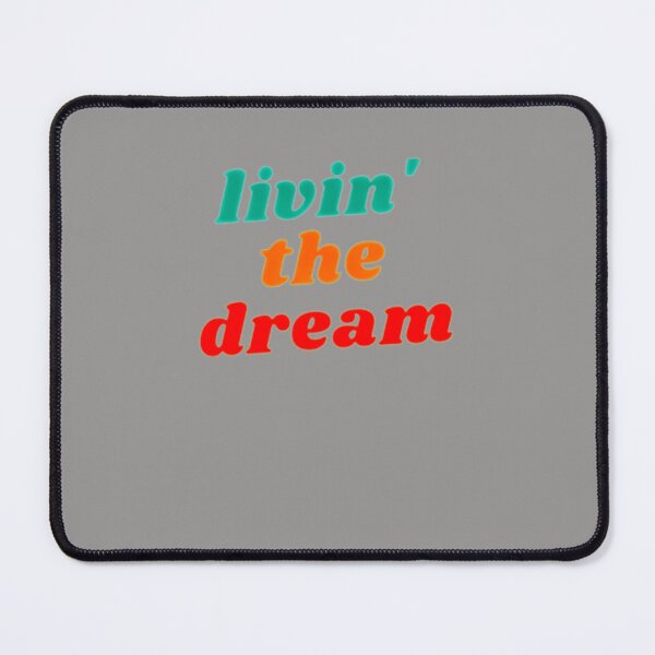 Item preview, LIVIN'-THE-DREAM-RETRO-LOGO designed and sold by NadineBeging.