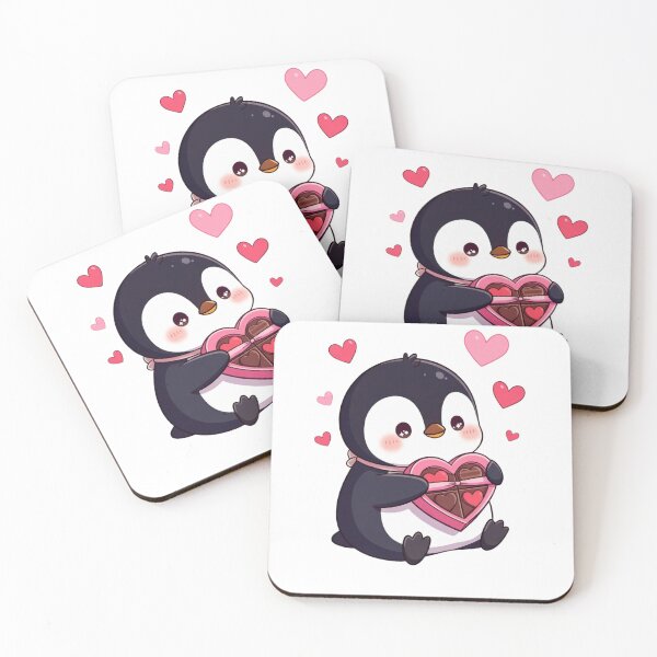 Item preview, Penguin Couple Valentine Design designed and sold by GrumpySableye.