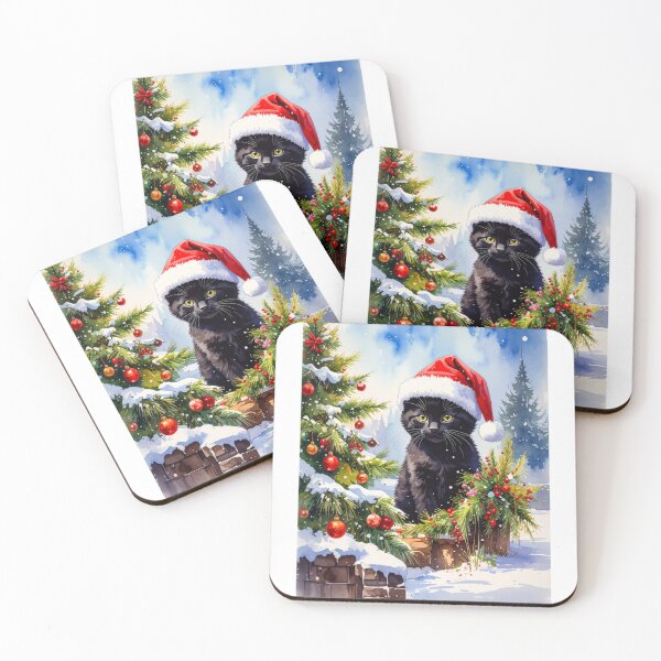 Item preview, Christmas kitty designed and sold by GiftiqueNook.