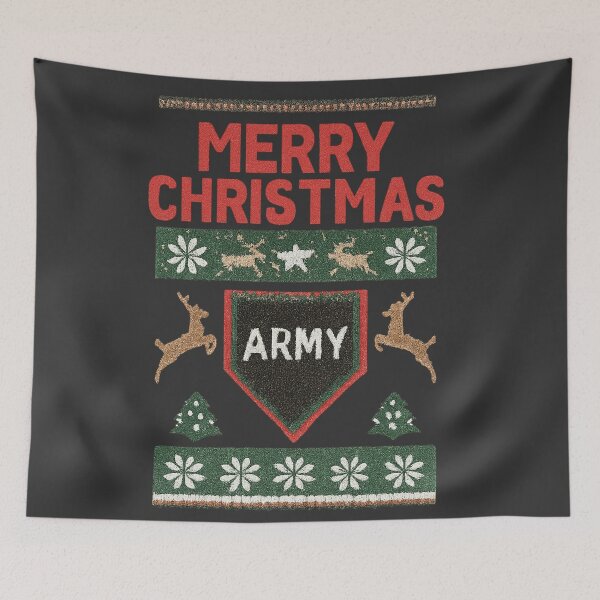 Item preview, Army Ugly Christmas Sweater designed and sold by Callsign 84.