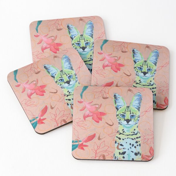 Item preview, Serval in the zygo designed and sold by MarlaMorrisonArt.