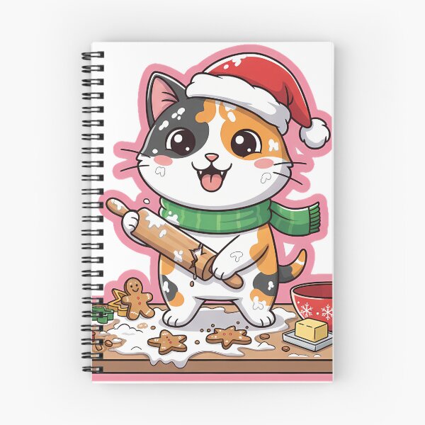 Item preview, Calico Cat Holiday Baking – Whimsical Christmas Cookie Design designed and sold by meesub.