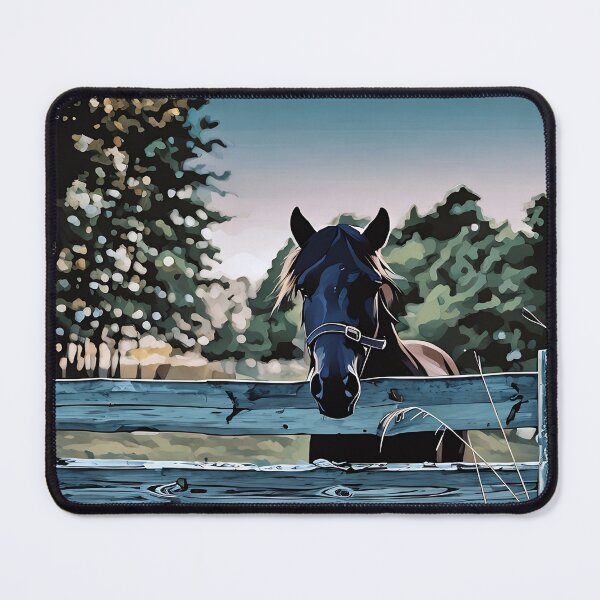 Item preview, Fenced in Horse designed and sold by tomorrowsart.