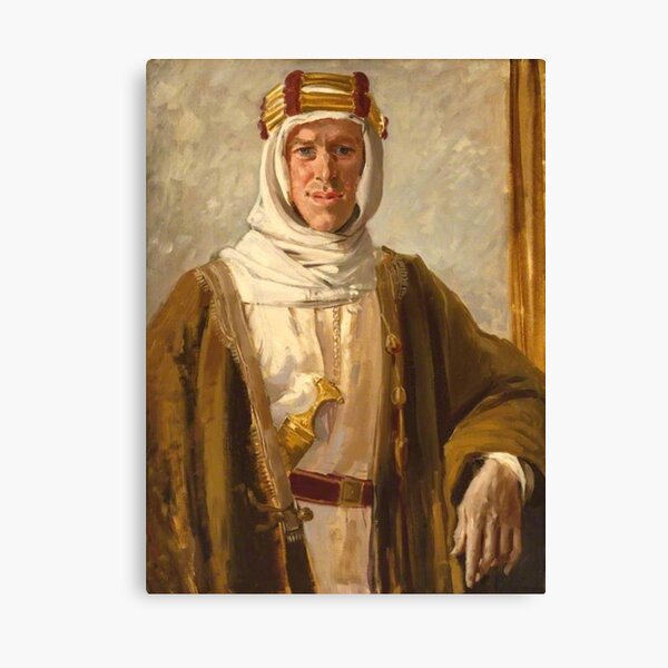 Lawrence of Arabia. Colonel T. E. Lawrence. Augustus John. 1919. Canvas Print