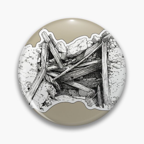Item preview, Collapsed Mine Entrance with Rubble designed and sold by Naux | Design & Illustration.