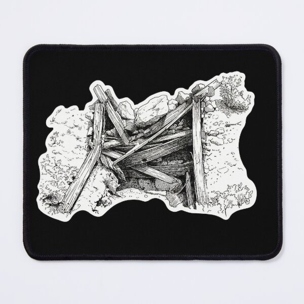 Item preview, Collapsed Mine Entrance with Rubble designed and sold by Naux | Design & Illustration.