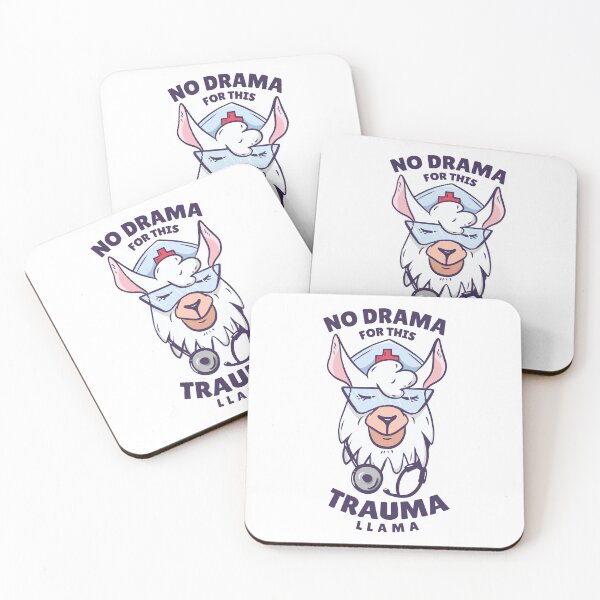 Item preview, No Drama Trauma Llama Funny Nurse designed and sold by JRRTs.