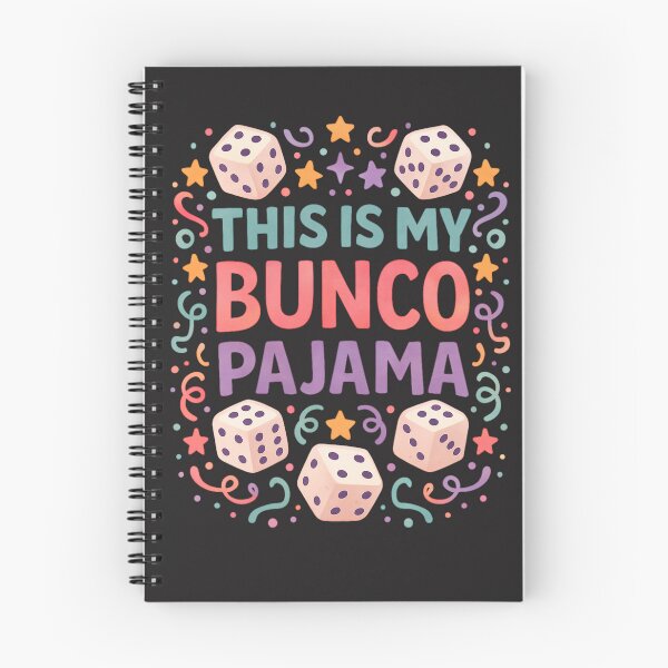 Item preview,  This is My Bunco Pajama, bunco night gift, pastel dice bunco graphic tee, cozy board game lover tee, fun sleepwear style designed and sold by MarylaInvest.