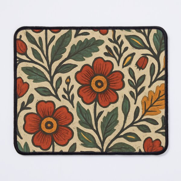 Item preview, Polish Wycinanki Folk Floral Tapestry – Wild Rose Pattern designed and sold by Artsy-With.