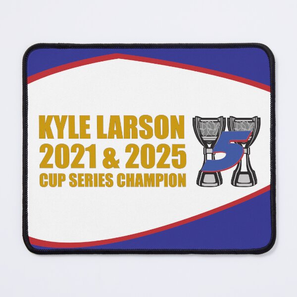 Item preview, Kyle Larson 2X Champion designed and sold by WinsKhalifa.