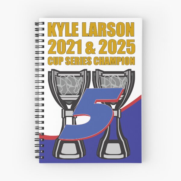 Item preview, Kyle Larson 2X Champion designed and sold by WinsKhalifa.