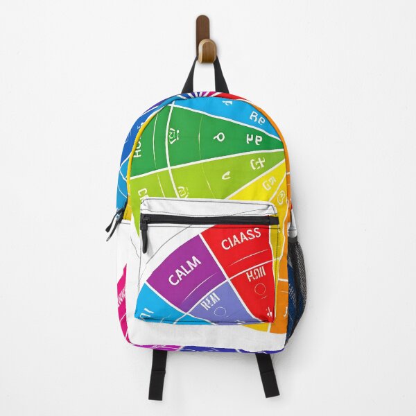 Item preview, A sticker that looks like a color palette with emotion labels (e.g., “calm,” “chaos,” “hope”) designed and sold by STICKERS FOR SALE NOW.