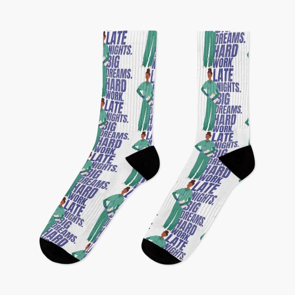 Item preview, Nurse Late Nights Big Dreams Hard Work Funny Nurse designed and sold by JRRTs.