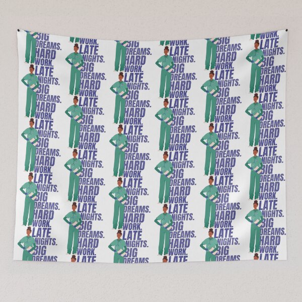 Item preview, Nurse Late Nights Big Dreams Hard Work Funny Nurse designed and sold by JRRTs.