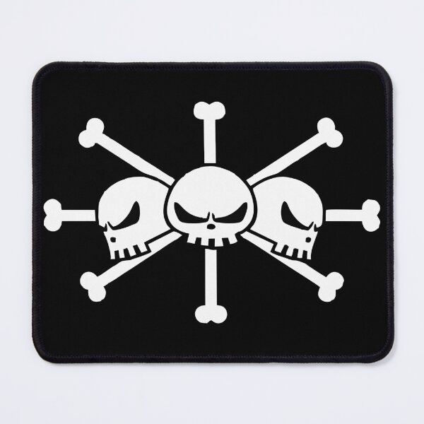 Item preview, Symbol of the Abyssal Corsair – Dark Triple-Marked Skull Emblem designed and sold by T-Chou.