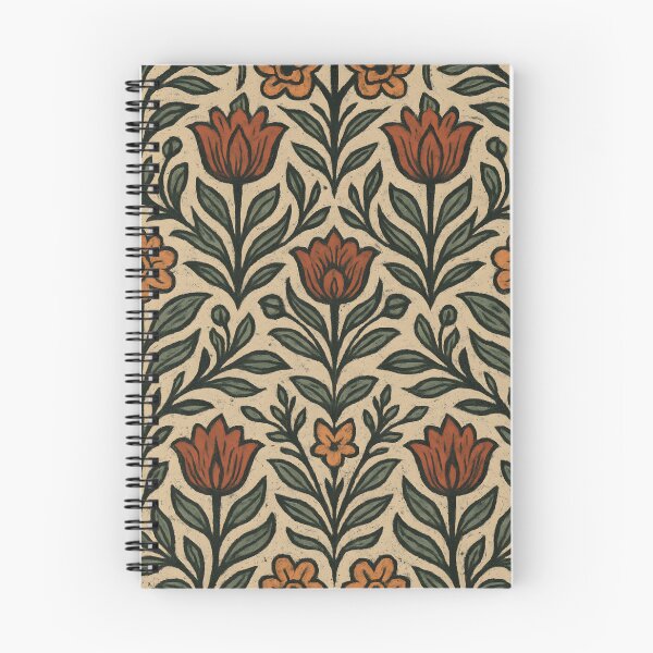 Item preview, Polish Wycinanki Folk Floral Tapestry – Tulip Rosette Pattern designed and sold by Artsy-With.