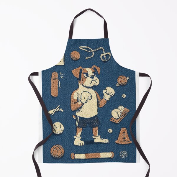 Item preview, Energetic Boxer Dog Sports Coach Art designed and sold by Flying Doggo.