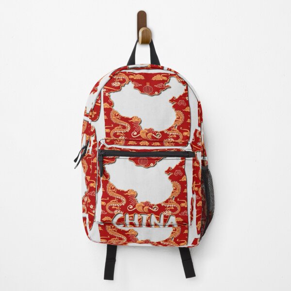 Item preview, China Dragon Map – Red & Gold Cultural Design designed and sold by mashmosh.