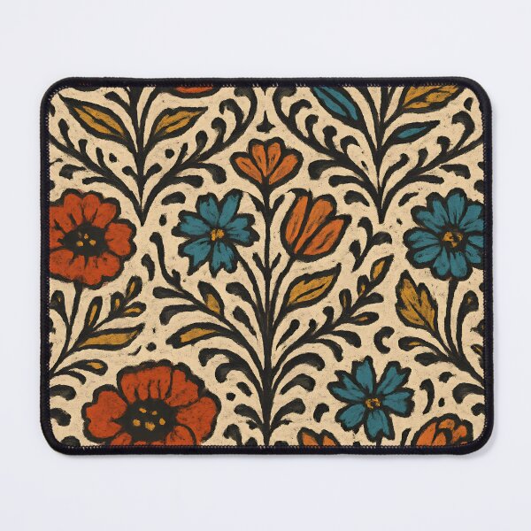 Item preview, Polish Wycinanki Floral Tapestry – Folk Bouquet Pattern designed and sold by Artsy-With.
