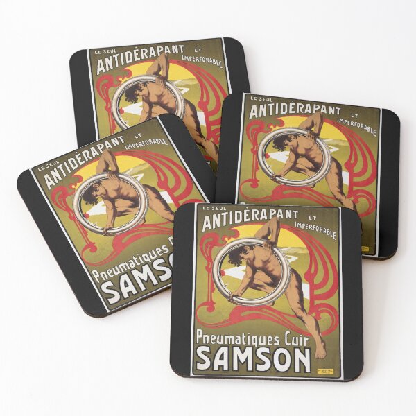 Item preview, Samson Tyres - 1910 French Art Deco Poster designed and sold by Matthew Kinnersly.