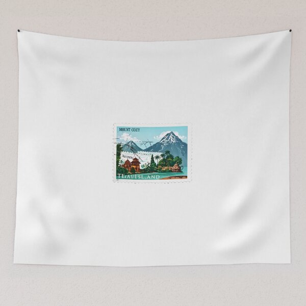 Item preview,  Stylized fake stamps for fictional places like “Mount Cozy” or “Tea Island” designed and sold by STICKERS FOR SALE NOW.