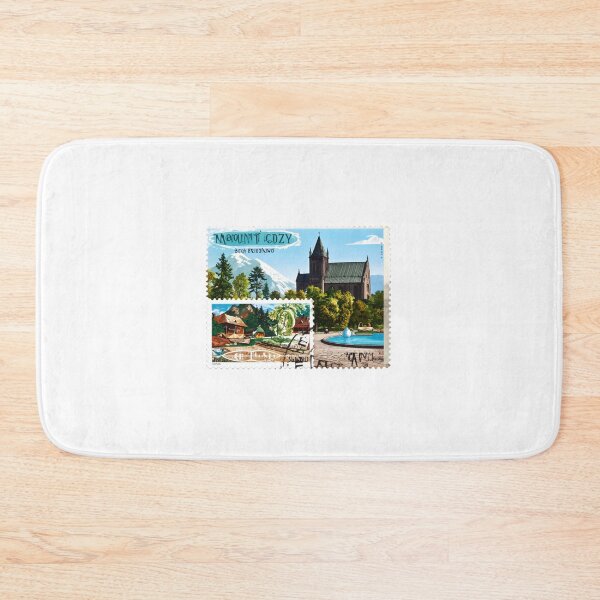 Item preview, Stylized fake stamps for fictional places like “Mount Cozy” or “Tea Island” designed and sold by STICKERS FOR SALE NOW.