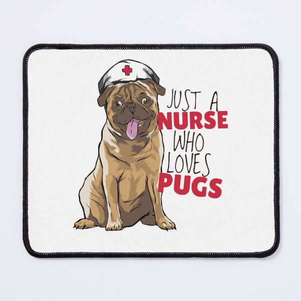 Item preview, Cute Nurse Pug Lover Funny Dog Design designed and sold by JRRTs.