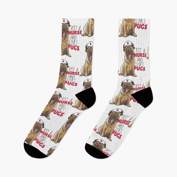 Item preview, Cute Nurse Pug Lover Funny Dog Design designed and sold by JRRTs.