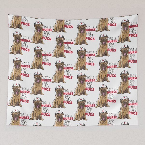Item preview, Cute Nurse Pug Lover Funny Dog Design designed and sold by JRRTs.