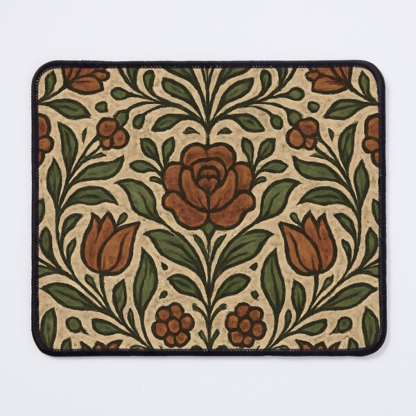 Item preview, Hungarian Matyó Folk Floral Tapestry – Stylized Rose Pattern designed and sold by Artsy-With.