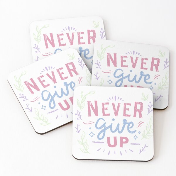 Item preview, Never give up - motivation  designed and sold by CapriCreatives.
