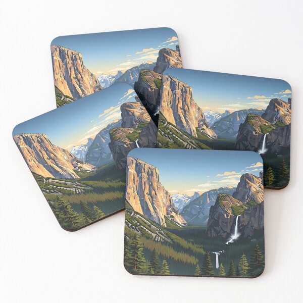 Item preview, Yosemite National Park Retro Poster designed and sold by RBCTk.