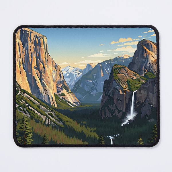 Item preview, Yosemite National Park Retro Poster designed and sold by RBCTk.