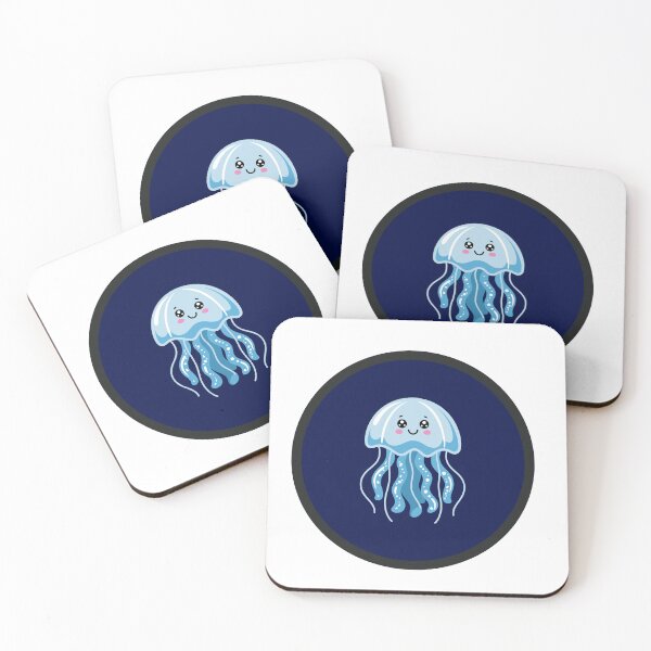 Item preview, Kawaii Jellyfish – Cute Ocean Aesthetic Sea Creature designed and sold by JA-1994.