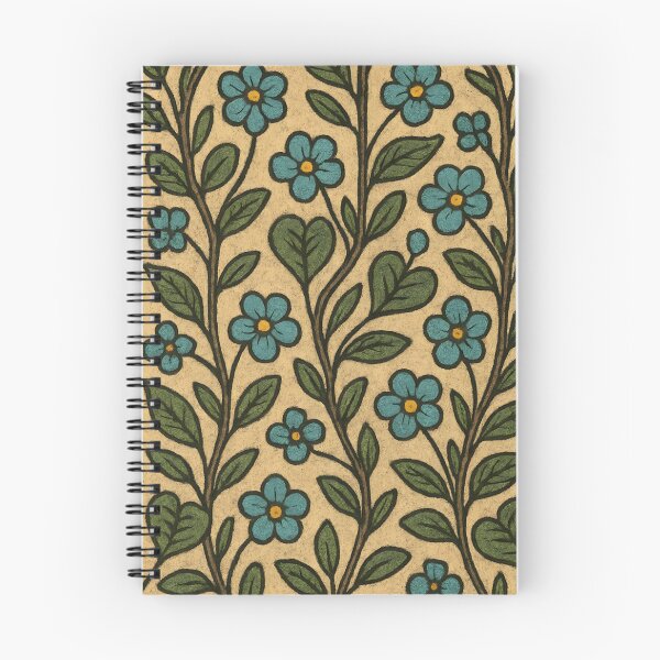 Item preview, Hungarian Matyó Folk Floral Tapestry – Forget-me-not Pattern designed and sold by Artsy-With.