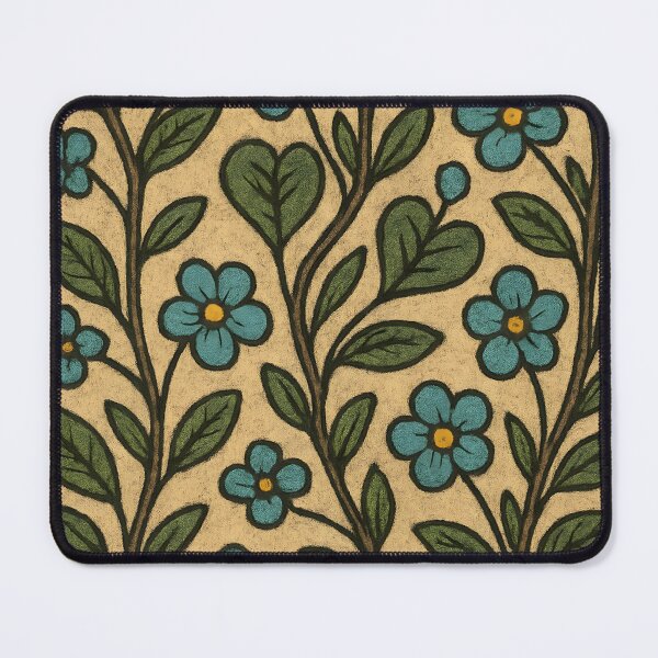 Item preview, Hungarian Matyó Folk Floral Tapestry – Forget-me-not Pattern designed and sold by Artsy-With.