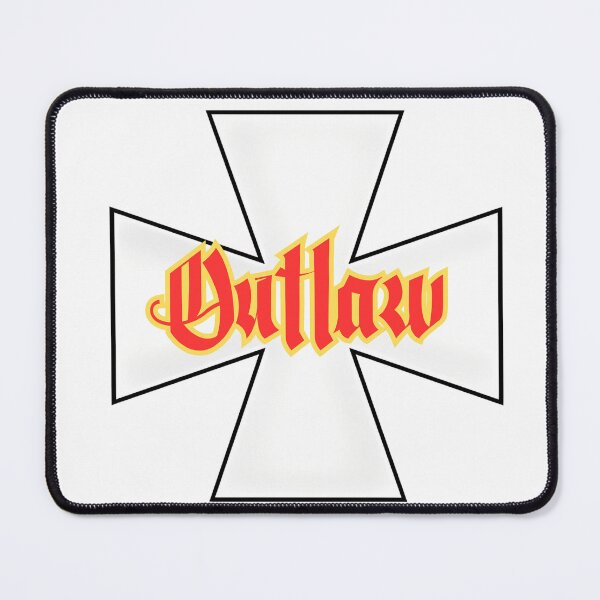 Item preview, Outlaw Iron Cross 1% Rocker Logo West Coast Chopper Style designed and sold by Bearded-Viking.