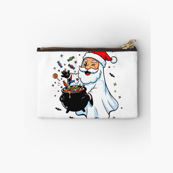 Item preview, Ghost Santa with Candy – Halloween x Christmas Mashup Design designed and sold by meesub.