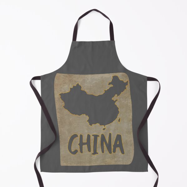 Item preview, China Outline Map – Vintage Parchment Style designed and sold by mashmosh.