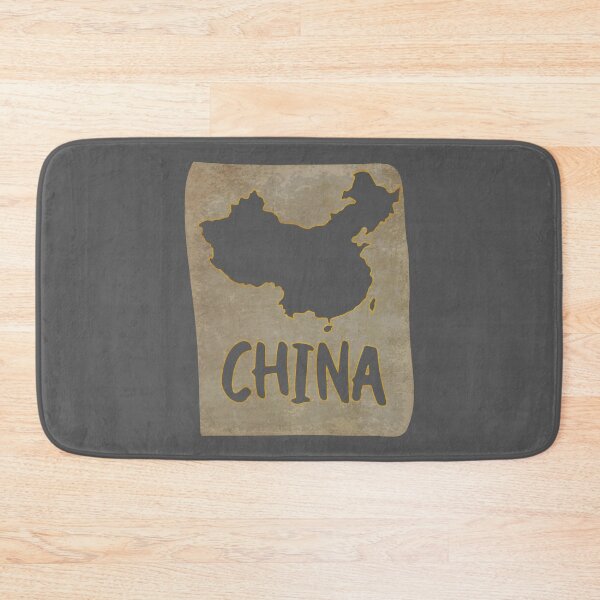 Item preview, China Outline Map – Vintage Parchment Style designed and sold by mashmosh.