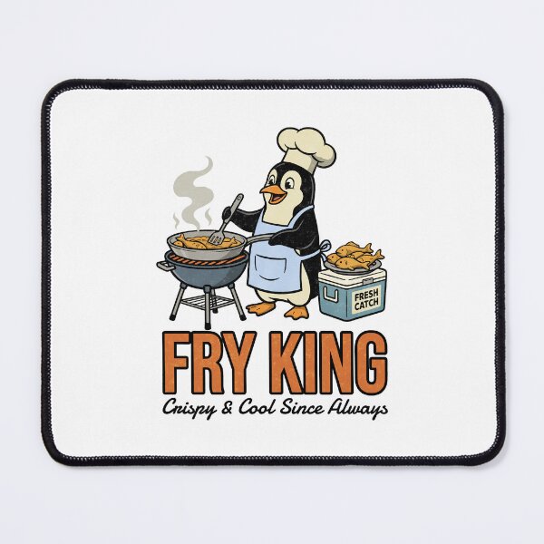 Item preview, Cute Penguin Chef Fry King Design designed and sold by tollaru.