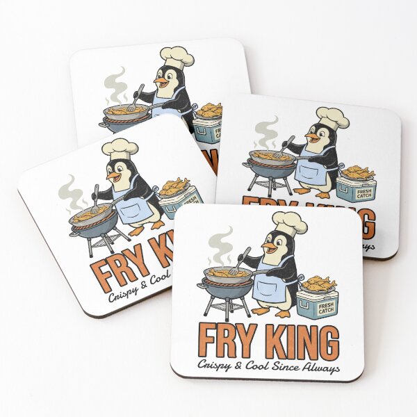 Item preview, Cute Penguin Chef Fry King Design designed and sold by tollaru.