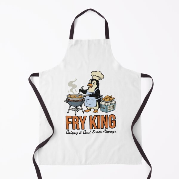 Item preview, Cute Penguin Chef Fry King Design designed and sold by tollaru.