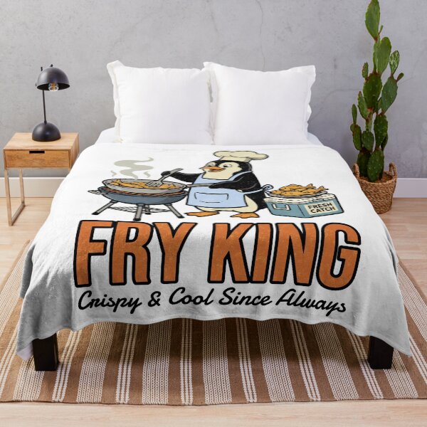 Item preview, Cute Penguin Chef Fry King Design designed and sold by tollaru.