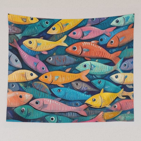 Item preview, Dance of the Rainbow Fishes designed and sold by iamdesigns14.