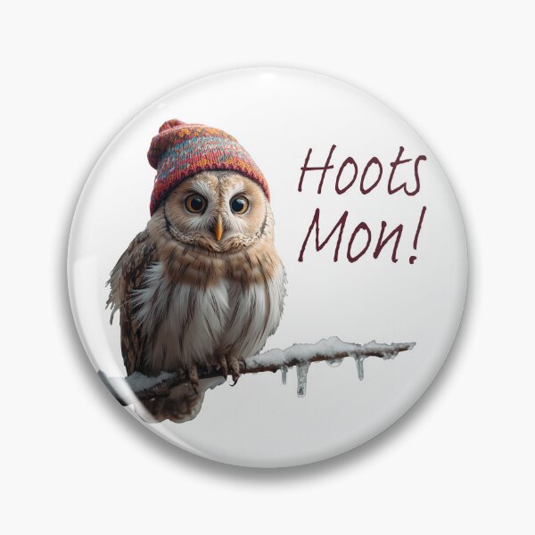 Item preview, Scottish Hoots Mon Owl T-Shirt | Scotland Winter Humor Gift designed and sold by Loom on the Loch.